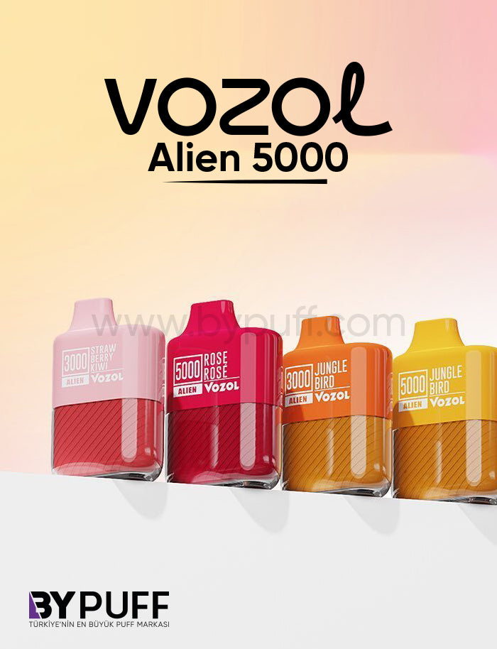 Vozol Alien 5000 Strawberry Kiwi Pod - Pod Mod Turkey