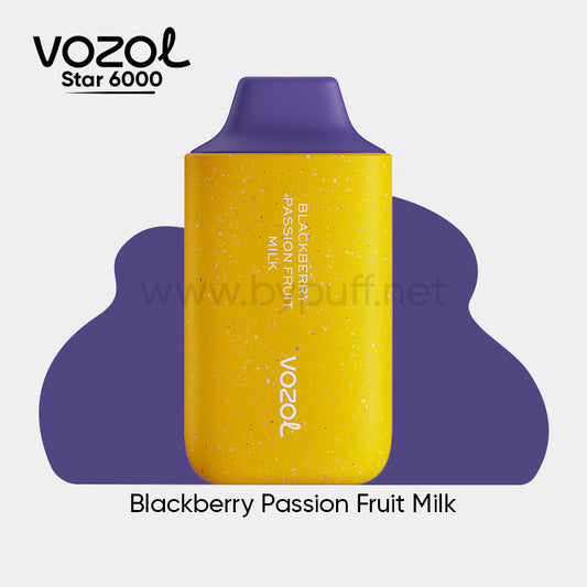 Vozol Star 6000 Blackberry Passsion Fruit Milk